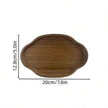 Creative Design Wooden Tray, Bathroom Tray, Decorative Tray, Storage And Decoration For Bedroom And Other Spaces, Multifunctional, Ideal For Dining Table Decor, Home Decor, Suitable For Restaurant, Home And Various Occasions, Meeting Different User Needs - C-Wood Color - View 10