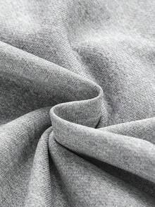 Autumn/Winter Casual Vacation Versatile Knit Letter & Bow Print Wide Leg Long Pants For Teen Girls - Grey - View 9