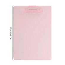 1pc Thickened A4 Size Clipboard Folder Board, Horizontal/Vertical Drawing Sketching Writing Clip, Office Drawing Storage Pad, Suitable For School Opening And Graduation - 1pc - View 5