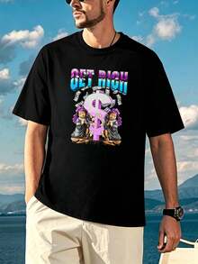T-shirts för män - Svart - Visa 2