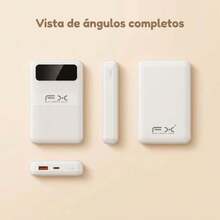5000mAh Mini Portable Fast-Charging Battery With Integrated USB Cable And Digital Display. Multifunctional Portable External Charger For Mobile Phones With High-Brightness LED Light, An Essential Battery For Travel, Featuring A Smart Digital Display And USB-C Port. - Multicolor - View 5