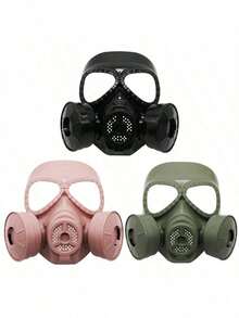 3pcs/Set Full Face Gas Mask, Tactical Seal Team Mask Helmet For CS, Airsoft, Military Fan Gear - Multicolor - View 7