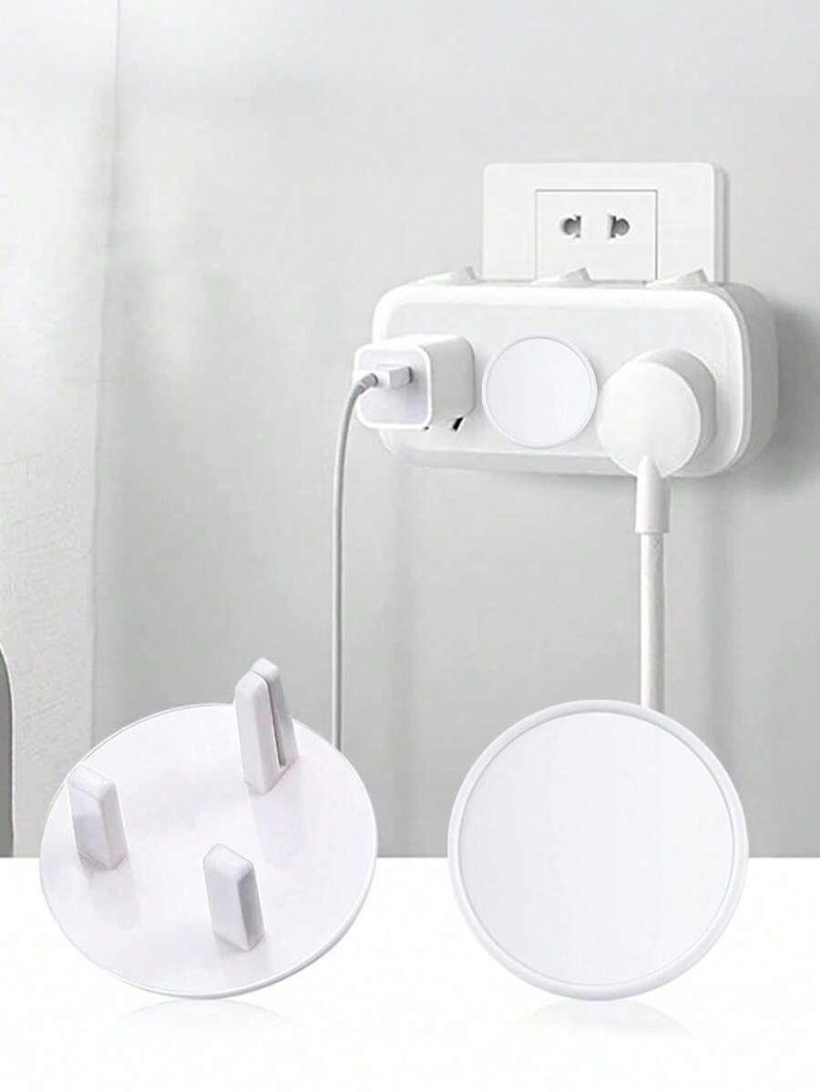 10pcs British White Plastic Socket Covers - Home Appliance Child Safety Device, Baby Infant Electrical Outlet Plug Protectors