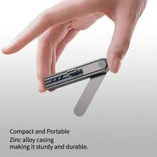 2-In-1 Stand Converter (Phone Stand + Audio) USB-C Portable 360° Right Angle High-Quality Audio Conversion Adapter With Phone Stand Converter, Compatible With IPhone 17/16/15/ Phones/Tablets And Laptops, Plug And Play Conversion Stand - Black - View 6
