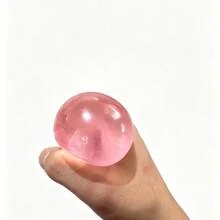 1個桃子果昔球手工製作 - 酥脆感壓力緩解玩具，不彈跳創意感官指尖玩具，適合所有年齡，緩解焦慮擠壓玩具，舒緩玩具，禮物盒填充物，生日禮物，教室獎勵寶箱玩具，聖誕襪填充物，派對贈品 - 彩色 - 查看 6