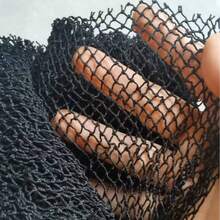 Nylon Exfoliating Bath Sponge African Net Nylon Bath Towel Scrubbing Strip Foaming Mesh Bath Towel Exfoliating Bath Towel - Black - View 8