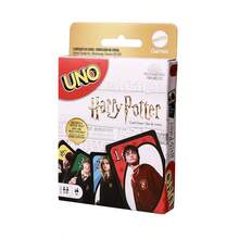 限量版 Mattel UNO 卡牌遊戲,魔法巫師主題配對遊戲,包含特殊霍格華茲規則卡,便攜互動遊戲,適合旅行與家庭聚會,給波特迷與兒童的完美生日與聖誕禮物 - Card - 查看 3