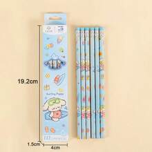 10 pièces, Crayons de bois naturel mignons en boîte de dessin animé, fournitures de papeterie pour l'apprentissage des étudiants - Multicolore - Voir 7