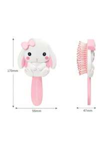 1pc Cute Shaped Air Cushion Comb For Girls Scalp Massage Brush Suitable For Both Wet And Dry Hair Anti-Static To Smooth Frizzy Hair - Multicolor - View 5