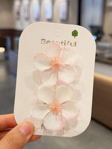 20 Stücke/397 Stücke/Set Rosa Farbton Mädchen Haaraccessoires Kombinationsset, Netz Schleife Haarspangen, Stoff Blume & Stern Seitenclips, Mini Krallenclips, einfache bunte elastische Haarbänder & Gummibänder, süßer & sanfter Stil geeignet für Alltag, Schule, Ausflüge, Prinzessinnen-Looks - Verschiedenfarbig - Übersicht 7