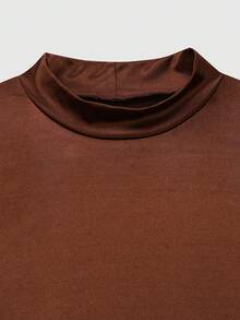 Women Plus Size Sports Dresses - Brown - View 1