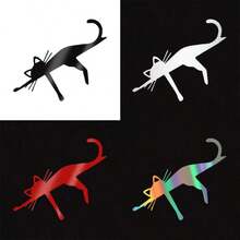 1pc Cute Funny Lying Cat Sticker, Vinyl Waterproof Sun-Resistant, Suitable For Car Body, Windows, Windshield, Bumper And Truck Decoration Accessory - Lying Flat Cat - View 5