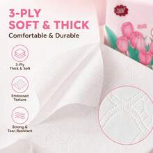 120/60/36/24/12/6PCS Mini Portable Face Towels & Handkerchiefs - 3-Layer Soft Dye-Free Paper, 6 Sheets Per Pack, Lightweight Travel Essentials For On-The-Go Hygiene & Skincare, Cheerful Packaging | Durable Packaging - Multicolor - View 5