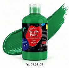 1件裝 250ml 壓克力顏料，高遮蓋力快乾配方，質地滑順且附著力強，16色可選，適用於畫布、木材與DIY手工藝，適合藝術家、學生與愛好者 - 單件 - 查看 25