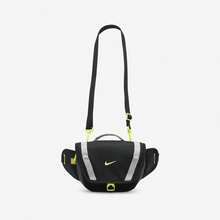 Nike Color-Blocked Webbing Loop Design Shoulder/Crossbody/Waist Bag, Fabric, Unisex, Black/Grey. - Black and Gray - View 3
