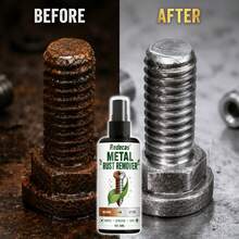 Spray Removedor y Protector de Óxido Metálico - Inhibidor de Corrosión de Uso Pesado, Fórmula de Acción Rápida, Adecuado para Autos, Camiones, Bicicletas, Superficies Metálicas - Larga Duración, Prevención de Óxido y Protección de Superficies, Removedor de Óxido Metálico - 40 ml - Ver 6