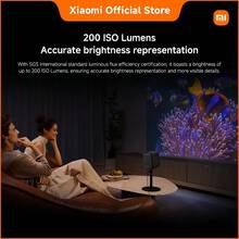 Xiaomi Smart Projector L1 – Full HD 1080P, Auto Focus & Keystone, 200 ISO Lumens, Dolby Audio, Android TV OS, 120" Max Screen | Compact Home Cinema Experience With Smart Streaming And Wireless Casting - UK Plug(220-240V) - View 3
