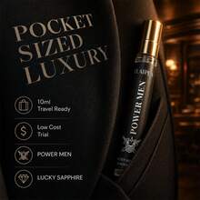 POWER MEN 男士奢華香水 50ml 大容量 10ml 便攜噴霧 穩重木質調 持久低調香氣 適合商務通勤約會 提升魅力自信 男士禮物 - 木質香調 - 查看 10
