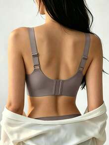 2pcs Seamless Push-Up Bra For Women With Small Bust, Breathable Wire-Free Fixed Cup Design, Side-Boob Coverage, Anti-Sagging, With Non-Removable Cups, Skin-Friendly, Suitable For Sleep And Daily Home Wear - Multicolor - View 5