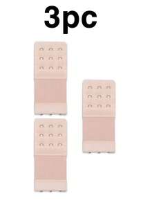 3pcs/Set Women's Bra Extender, 2-Hook/3-Hook/4-Hook Optional, Soft Elastic Back Bra Extender, Bra Extender, Women's Lingerie Bra Hook Extender, Elastic Adjustable Shoulder Strap Extender, Soft Lingerie Accessories, Multiple Colors Available, Comfortable Fit - Multicolor - View 19