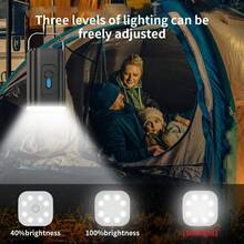 Portable Rechargeable Air Pump, 3-In-1 Inflator & Deflator Pump, LED Light, 5 Nozzles, USB Charging, ABS Material, Camping Essential - Many - View 4