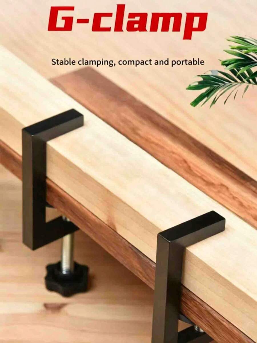 1pc Portable G-Clamp, Mini Clamping Tool, Open Workbench Clamp, Woodworking F-Clamp, Heavy Duty Fixed C-Clamp And Y-Clamp - A - View 1