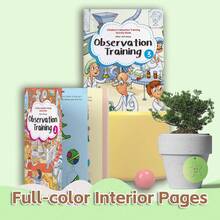 Attention Training Workbook, Includes Visual Search, Spot The Difference, Maze And Logic Challenges, Colorful Illustration Style, Multiple Themes Available, Enjoy Learning Fun Without Screens - Attention Training - View 3
