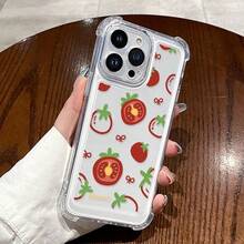 Funda para Teléfono: Una Funda Transparente Antigolpes de Cuatro Esquinas con Estampados de Patrones de Anime, Adecuada para 11, 12, 13, 14, 15, 16, 17, PRO, PROMAX, PLUS,, 16E, 17AIR, X, XR, XSMAX. - transparente - Ver 8