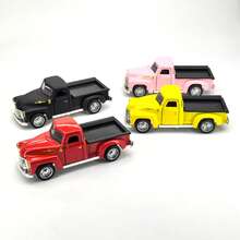 Alloy Pickup Truck Model, Alloy Sliding Toy Car, Realistic Sports Car Model, Boys Collectible Mini Racing Car - Green - View 4