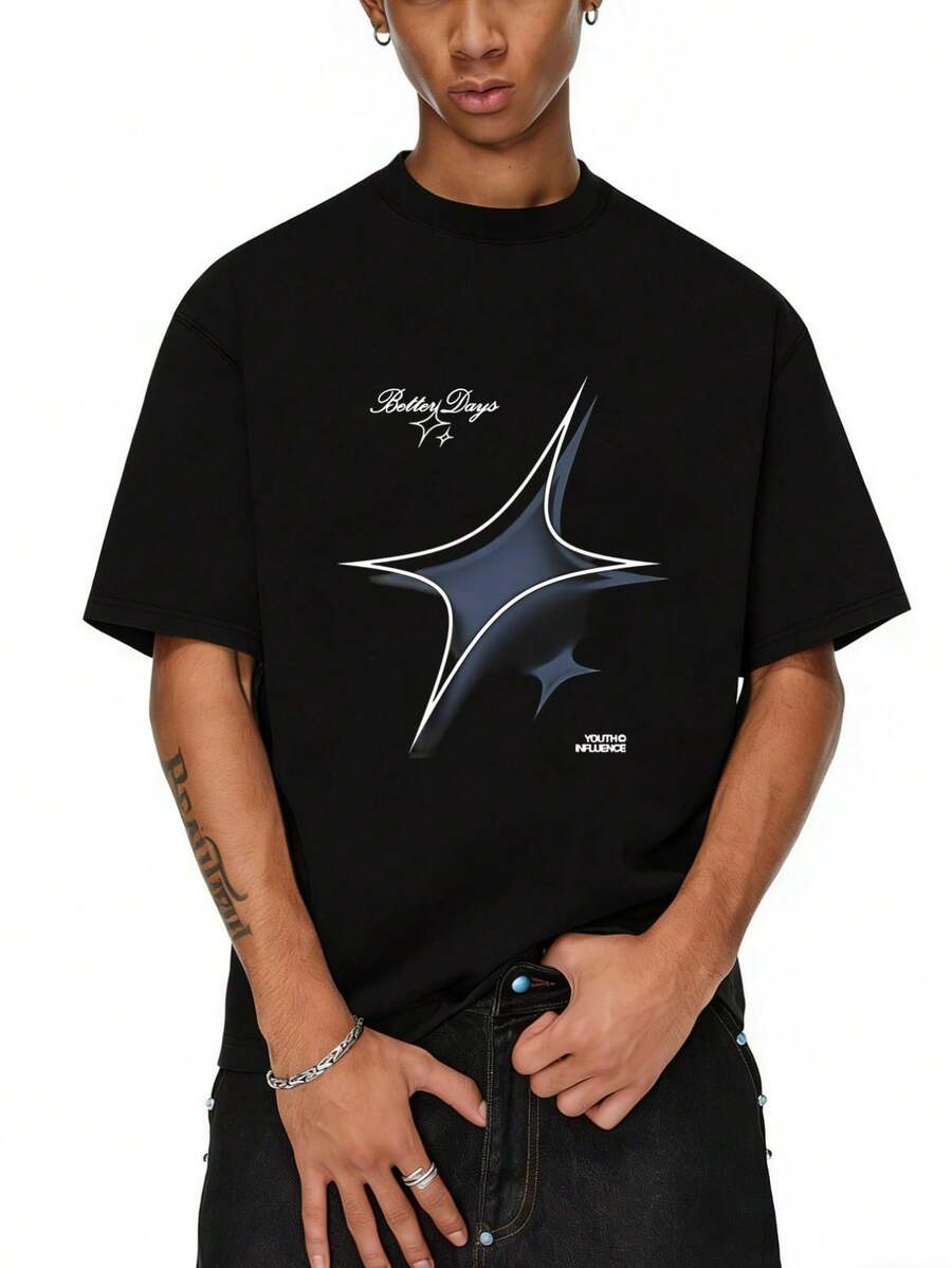 T-shirts för män - Svart - Visa 1