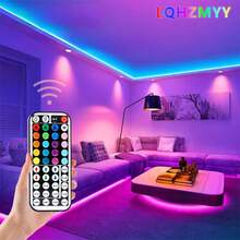 LQHZMYY 1件 RGB 5V USB供電霓虹柔性LED燈條，附多功能按鈕遙控器、藍牙功能、APP控制，適用於遊戲室、電競、臥室裝飾照明、驚喜派對、舞廳、舞台、生日、聖誕造型柔性燈條 - 彩色 - 查看 12