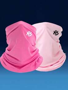 1pc/2pcs/3pcs Unisex Solid Color Versatile Sports Breathable Sun Protection Mask, Elastic Sweat-Absorbing Balaclava, Suitable For Daily Outings, Hiking, Climbing, Etc. - Multicolor - View 10