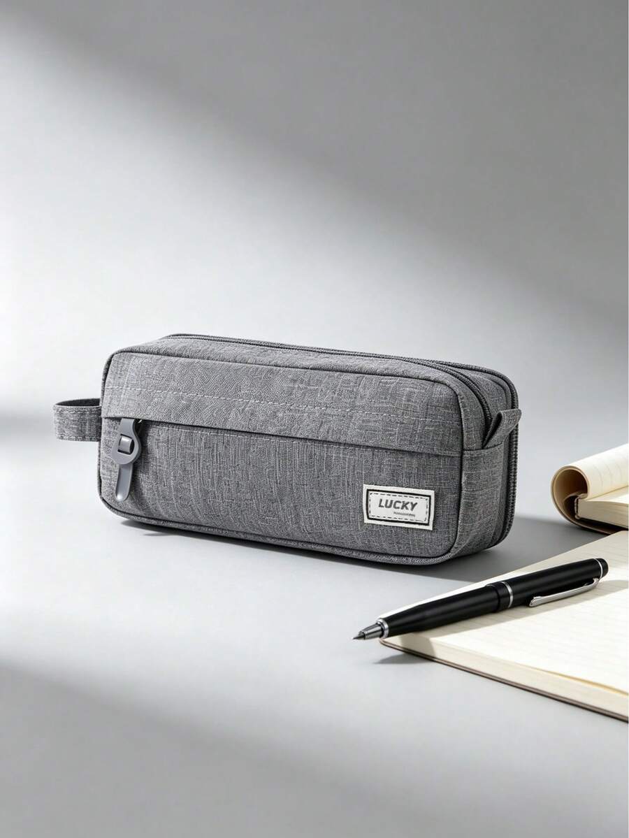 Large Capacity Multi-Function Portable Student Pencil Case, Creative Stationery Storage Bag, Back To School Season - Multicolor - View 1