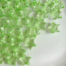 120pcs Multi-Color Transparent Five-Pointed Star Acrylic Beads, Loose Star Beads For Diy Bracelets, Necklaces, Earrings And Hair Accessories Handmade Crafts - Multicolor - View 13