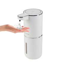 DONASIRA 1pc 380ML Capacity Light Display 4-Level Adjustable Foam/Liquid Control Type-C Rechargeable Electric Automatic Sensor Soap Dispenser Hand Soap Bottle Dish Soap Machine Shampoo Container, Suitable For Kitchen Bathroom - Multiple Colors - View 14