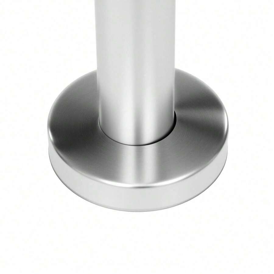 SanBouSi Stainless Steel Balustrade Middle Post Grade Stair Railing Glass Clamps Corner 110cm Railing Post - Silver - View 1