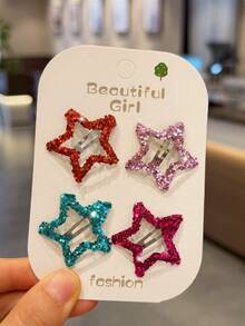 10pcs/705pcs/Set Girls Hair Accessories Set, Sweet Candy Color 3D Fabric Pearl Flower Bow Hair Clips, Cute Gradient Butterfly Star Alligator Hair Clips Hair Claws, Simple Colorful Elastic Hair Ties Hair Bands, Soft Non-Damaging Rubber Bands, Sweet Accessories For Girls School, Party, Photos, Things Girls Love - Multicolor - View 7