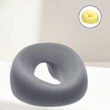 Massage Table Headrest Pillow – Face Down Cradle Cushion With Memory Foam For Sleeping & Relaxation - Dark Grey - View 6
