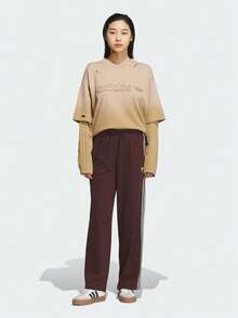 Adidas Originals Women's W KNIT PANT Sports Knit Long Pants KS5961 - Brown - View 6