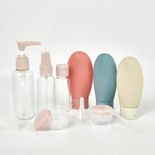 12PCS Travel Bottles For Toiletries With Travel Bag Leak Proof Silicone Travel Containers For Toiletries,Bedroom Room Decor,Back To School - Multicolor - View 7