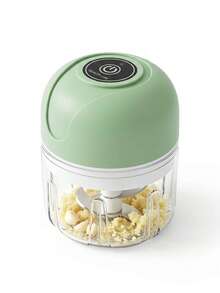 Electric Garlic Chopper, Onion Chopper, Multifunctional Vegetable Slicer, USB Charging, Independent Design, Easy To Clean, Garlic Grinder, Blender, Seasoning And Spice Tool, Food Kitchen Small Tool, Household, Outdoor, Auxiliary Food Cooking Machine - 彩色 - 查看 14