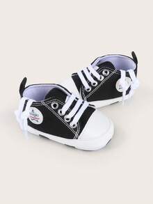 Infant Walking Shoes, Infant Canvas Shoes, Pre-Walker Shoes, Indoor & Outdoor, Spring & Summer, Autumn & Winter - Black - View 8