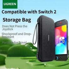 UGREEN Switch2 Lightweight Travel Case, Drop-Proof And Pressure-Resistant Semi-Hard Shell Protective Cover, With Built-In Handle And Fleece Lining, Black And Pink Gradient For A Unique Look, Easily Fits Into A Backpack For Business Trips And Commutes. - View 3