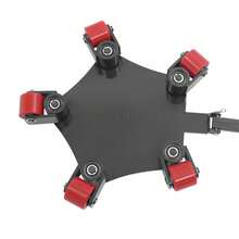 Ubfhonsi Machinery Mover, Industrial Machinery Skate Dolly, Machinery Mover For Warehouse And Workshop - Black - View 9