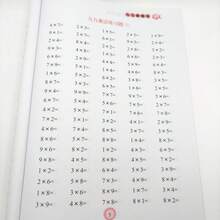 Perkalian dan Pembagian Sembilan Angka Sembilan, Buku Latihan Aritmatika, Meningkatkan Keterampilan Berhitung, Buku Matematika Tulisan Tangan, Pendidikan Teka-Teki, Alat Belajar Matematika, Perlengkapan Sekolah dan Hadiah Natal - MultiWarna - View 9