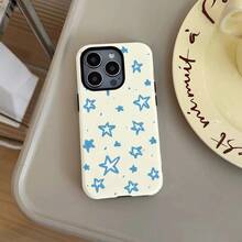 [24h Shipping From DE/FR/ES]Apple 17 16  22 23 24 25 26 Galaxy Phone Case - 2-In-1 Shiny White And Blue Star Case For IPhone 17PM, 16 Pro Max, 11 Pro, 13 Plus, 7/8, SE, XS And XR - 1 Piece Of Picture Color - View 2