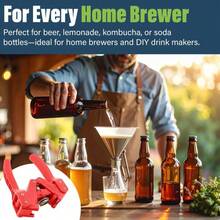 Bottle Capper,Manual Bottle Cap Sealing Capping,120 Bottle Caps & Beer Bottle Caps - YB395 - View 3