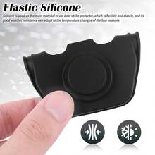 YGDMD 4PCS Universal Silicone Car Door Latch Covers,New Silicone Door Latch Protective Cover With 3 Layers Of Shock Absorption For Protection &Amp; Noise Reduction,Soft Car Doors Strike Protector - ColorA - View 3