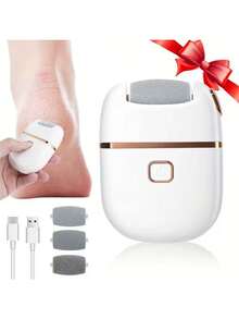 1 Set Removedor Eléctrico de Callos de los Pies, Lima Eléctrica para los Pies, Lima Electrónica para los Pies, Lima Electrónica Creativa para los Pies, Herramienta de Exfoliación Doméstica, Removedor Eléctrico de Callos de los Pies Recargable, Set Profesional de Cuidado de los Pies Removedor de Piel Muerta Masajeador de Pies, Regalo Perfecto - Multicolor - Ver 7