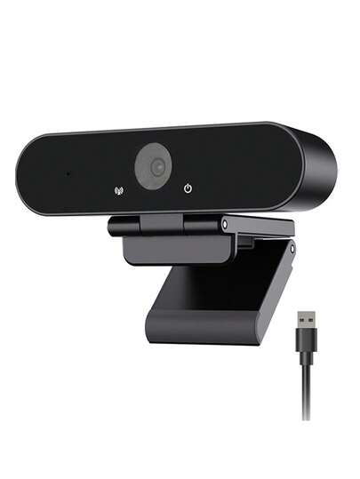 Cámara web 1080P Full HD con enfoque automático, micrófono incorporado y cubierta de privacidad, cámara de computadora USB plug and play, cámara web giratoria 360° con clip, adecuada para reuniones en línea, clases en línea, transmisión en vivo, videollamadas
